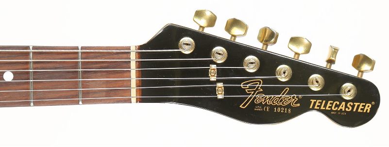 Fender telecaster deals black headstock